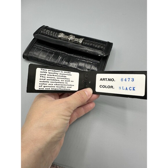 MC (Marc Chantal) Black crocodile wallet New With Tags - Picture 2 of 6